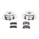 PowerStop Z23 Daily Driver Carbon-Fiber Ceramic Brake Pad and Drilled & Slotted