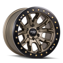 17X9 Dirty Life DT-1 Gold-Satin Wheel/Rim 8x165.1 ET-12 9303-7981MGD