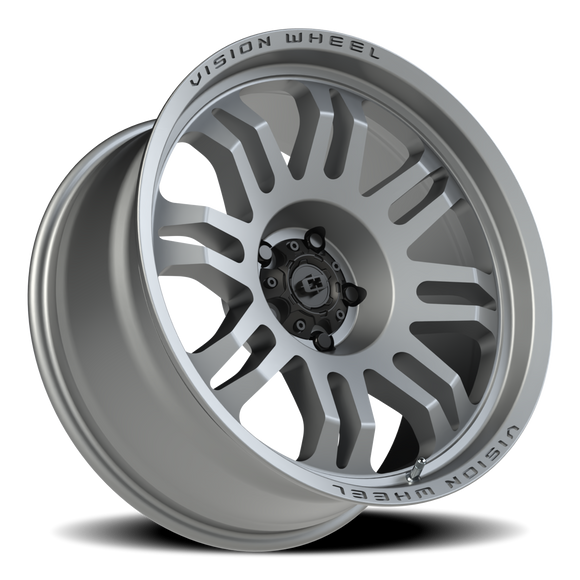 20x9.5 Vision 409 Inferno Gray Wheel 5x127 ET-18 CB78.1