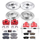 PowerStop Z23 Daily Driver Carbon-Fiber Ceramic Pads Drilled & Slotted Rotor & C