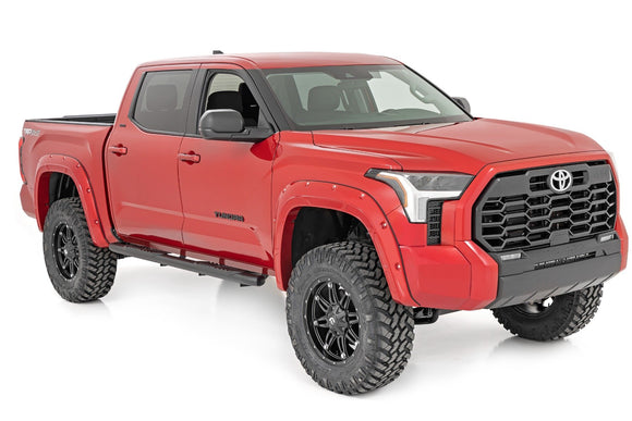 Oval Nerf Steps - Crew Cab - Black - Toyota Tundra 2WD/4WD (22-23)