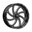 20X7 MSA Offroad Wheels Switch Gloss Black Milled Wheel/Rim 4x137 ET0