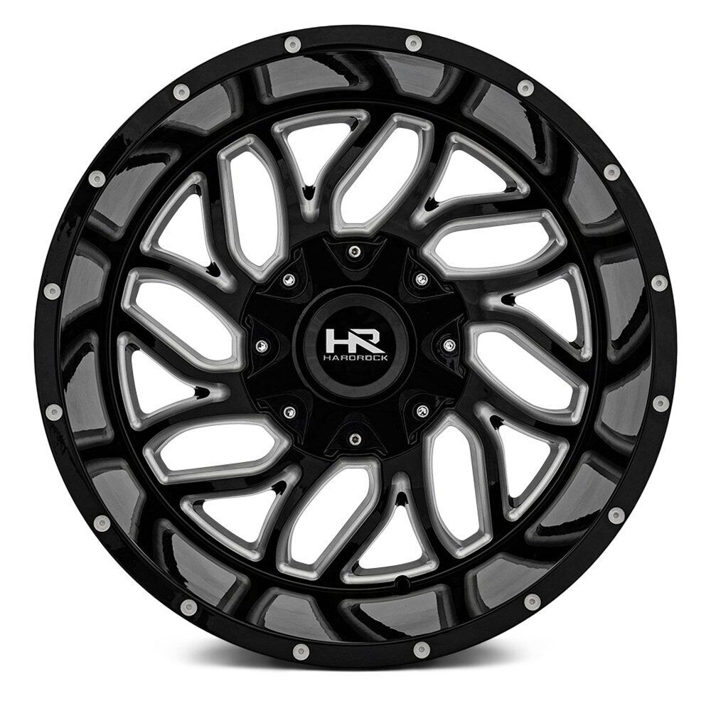 20x10 Hardrock Destroyer Gloss Black Milled 6x135/139.7 ET-19 wheel/rim - 0