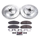 PowerStop Z23 Daily Driver Carbon-Fiber Ceramic Brake Pad and Drilled & Slotted