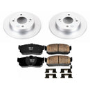 PowerStop Genuine Geomet Coated Rotor and Low-Dust Ceramic Brake Pad Kit