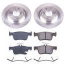 PowerStop OE Stock Replacement Low-Dust Ceramic Brake Pad and Rotor Kit
