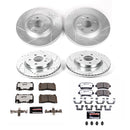 PowerStop Z26 Street Performance Ceramic Brake Pad and Drilled & Slotted Rotor K