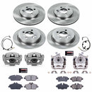 PowerStop OE Stock Replacement Low-Dust Ceramic Brake Pad, Rotor and Caliper Kit