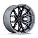 20x9 Fuel Off-Road FC404 Mutiny Gloss Black Brushed Dark Tint 6x135 ET1 Wheel