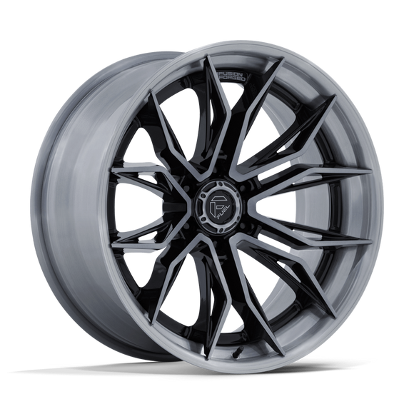 20x9 Fuel Off-Road FC404 Mutiny Gloss Black Brushed Dark Tint 6x135 ET1 Wheel
