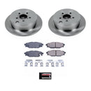 PowerStop OE Stock Replacement Low-Dust Ceramic Brake Pad and Rotor Kit