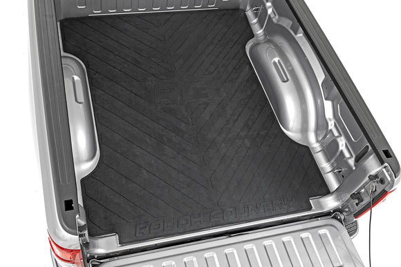 Rough Country Bed Mat 6'4" Bed RC Logo For Ram 1500 19-23 1500 TRX 21-23