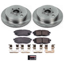 PowerStop OE Stock Replacement Low-Dust Ceramic Brake Pad and Rotor Kit