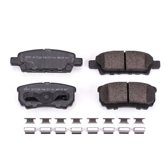 PowerStop Z17 Evolution Ceramic Brake Pads With Hardware