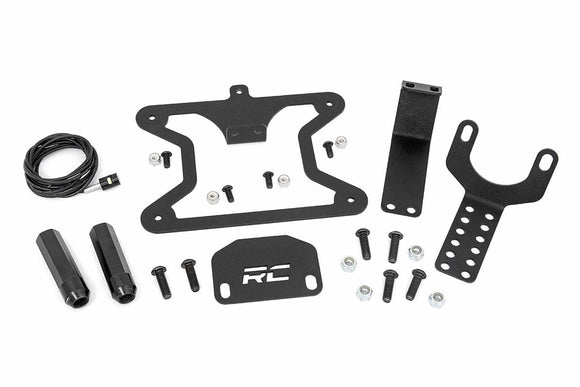 Rough Country License Plate Relocation Bracket For Jeep Wrangler 18-23