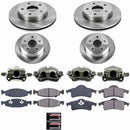 PowerStop OE Stock Replacement Low-Dust Ceramic Brake Pad, Rotor and Caliper Kit
