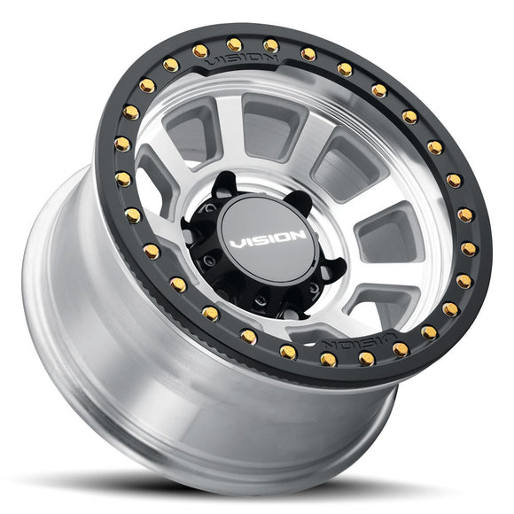 17X9 Vision OJOS Machined 8x165.1 8x6.5 ET-40 Wheel Rim