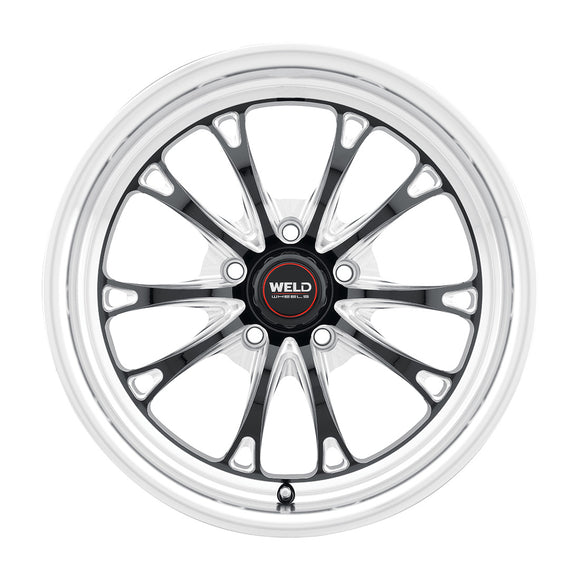 17x10 WELD Performance Belmont Drag Black Milled 5x112 ET40 CB78.1 Wheel Rim