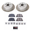 PowerStop Semi-Coated Rotor and Low-Dust Ceramic Brake Pad Kit