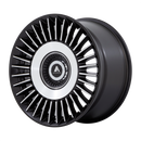 22X10.5 Asanti Black ABL-40 Tiara Black 5X108 5X114.3 5X4.5 ET45 Wheel Rim