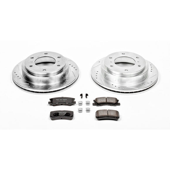 PowerStop Z23 Daily Driver Carbon-Fiber Ceramic Brake Pad and Drilled & Slotted