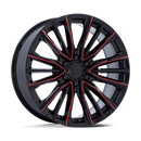 26X10 Performance Replicas PR223 Gloss Black 6x139.7 ET28 Wheel Rim