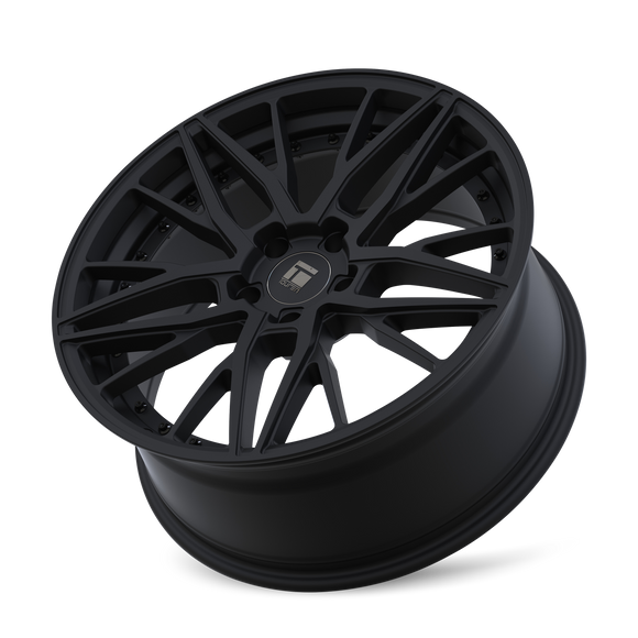 18x8 Touren TR93 Satin Black With Black Rivet 5x120 ET35 CB72.56 Wheel Rim