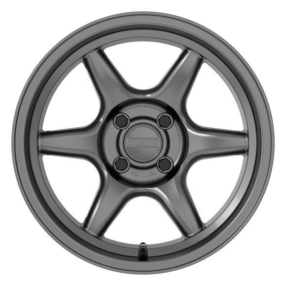 15x8 Kansei K11G Tandem Gloss Gunmetal 4x100 ET0 CB73.1 Wheel