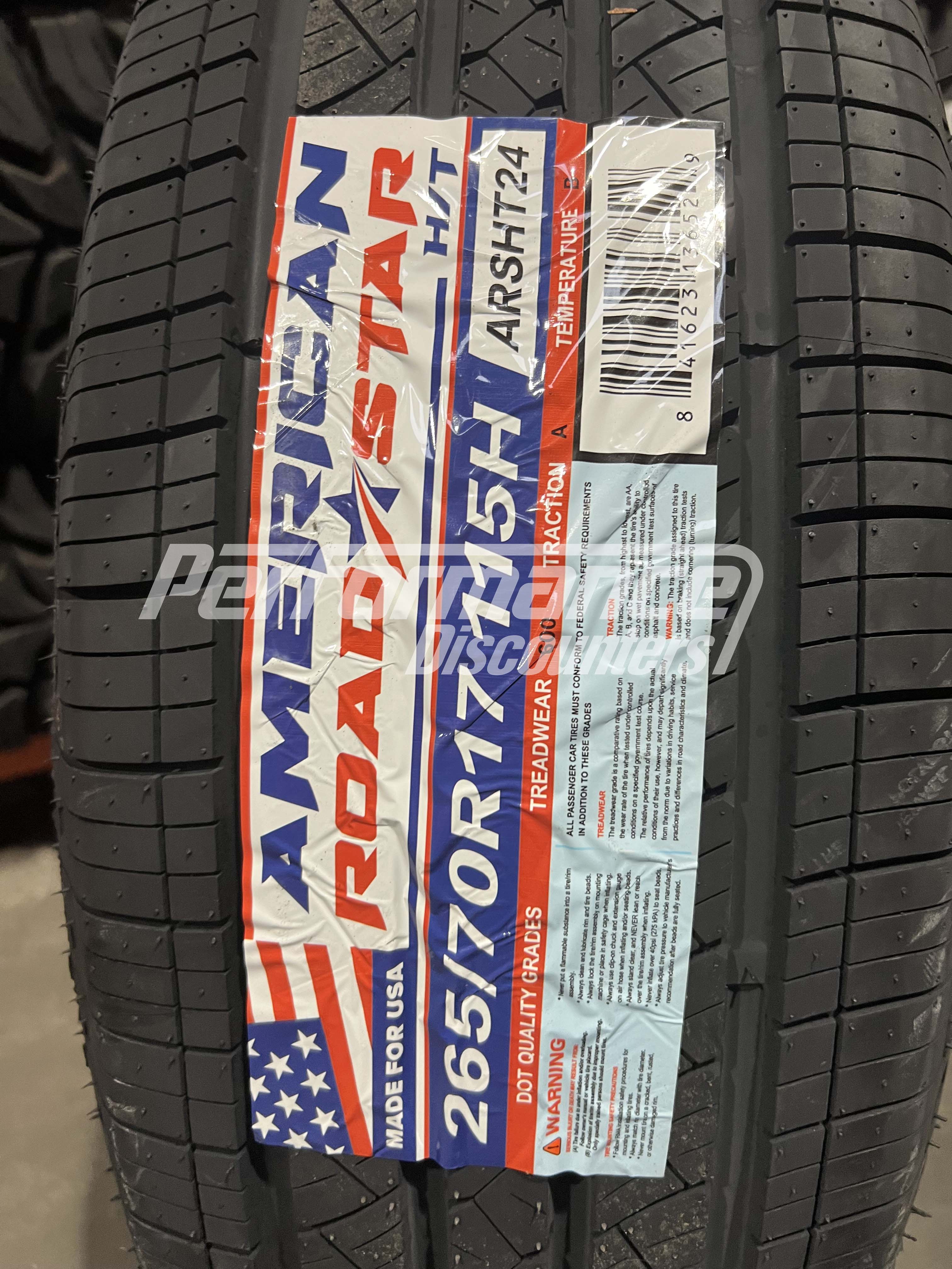 American Roadstar H/T Tire(s) 265/70R17 115H SL BSW 265 70 17 2657017