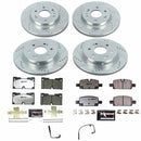 PowerStop Z36 Carbon-Fiber Ceramic Brake Pad with Drilled and Slotted Rotor Kit