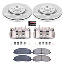 PowerStop OE Stock Replacement Low-Dust Ceramic Brake Pad, Rotor and Caliper Kit
