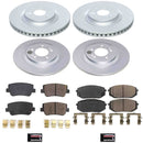 Genuine Geomet Coated Rotor and Low-Dust Ceramic Brake Pad Kit