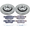 PowerStop OE Stock Replacement Low-Dust Ceramic Brake Pad and Rotor Kit