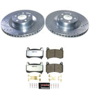 Z26 Street Performance Ceramic Brake Pad and Drilled & Slotted Rotor Kit