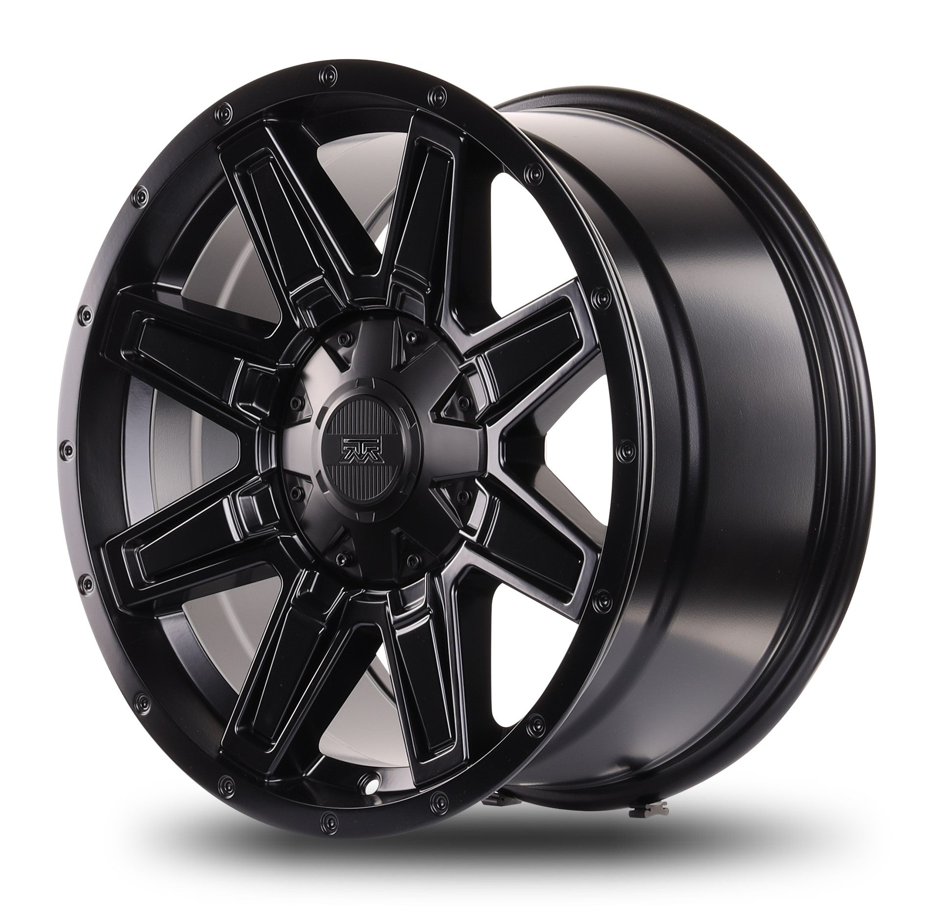 18x9 Mudder Trucker MT404 Deviant Black 6x135 6x139.7 6x5.5 ET12 Wheel Rim