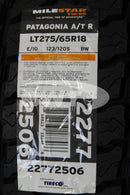 Milestar Patagonia A/T R Tire(s) 275/65R18 LRE BSW 123S 2756518-8