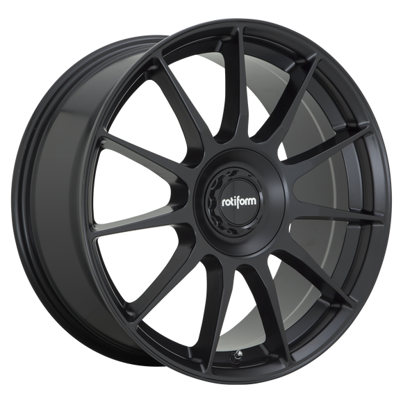 17X8 Rotiform 1PC R168 DTM Satin Black 5X112 5X120 ET40 Wheel Rim