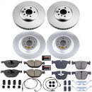 PowerStop Genuine Geomet Coated Rotor and Carbon-Fiber Ceramic Brake Pad Kit