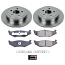 PowerStop OE Stock Replacement Low-Dust Ceramic Brake Pad and Rotor Kit