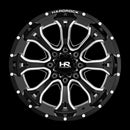 24x14 Hardrock BloodShot Xposed Gloss Black Milled 8x170 ET-76 wheel/rim-1