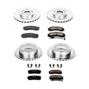 PowerStop Z23 Daily Driver Carbon-Fiber Ceramic Brake Pad and Drilled & Slotted