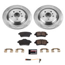 PowerStop OE Stock Replacement Low-Dust Ceramic Brake Pad and Rotor Kit