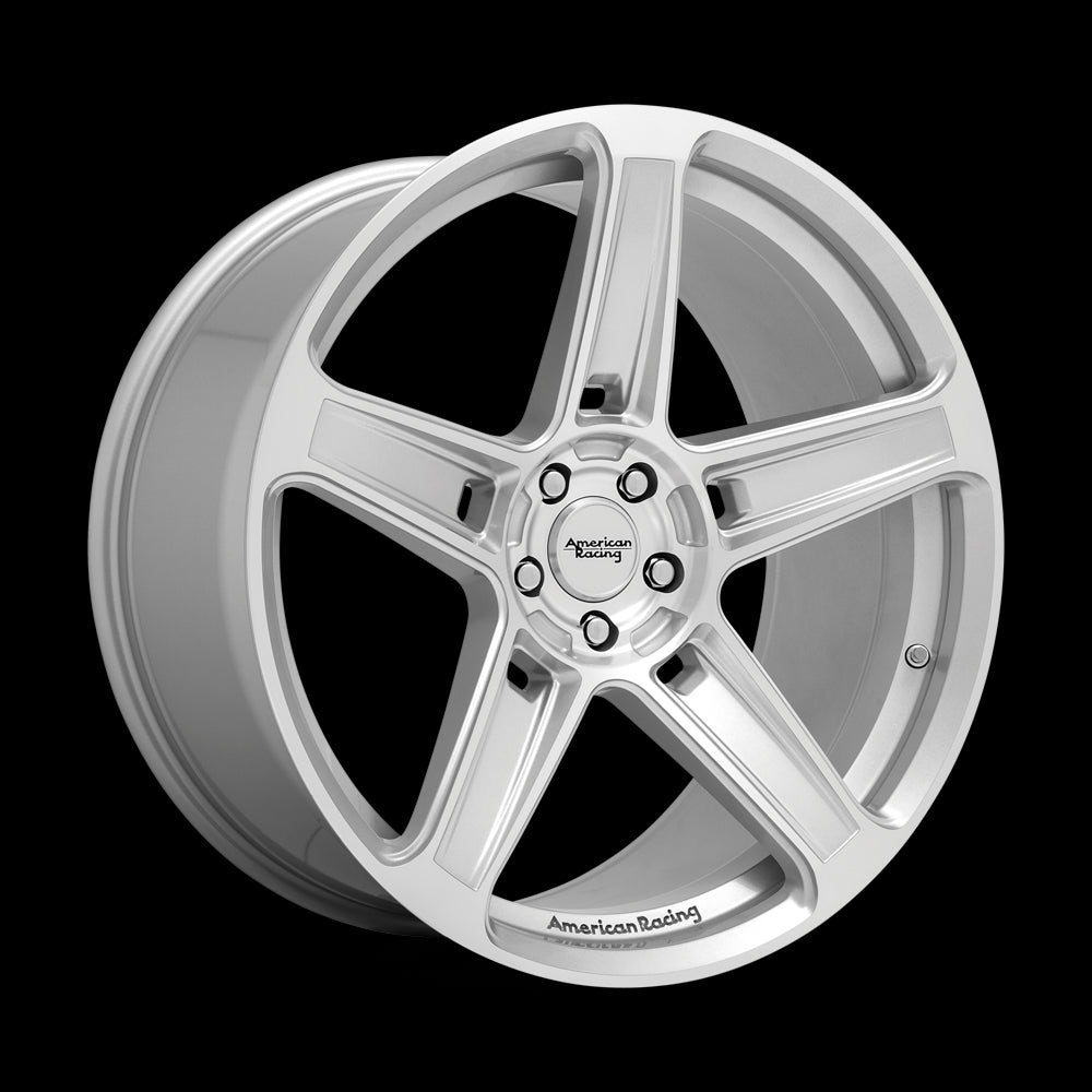 22X10.5 American Racing AR936 Machined Silver 5X115 ET25 wheel/rim