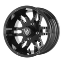 12X6 Fairway Alloys Flex Gloss Black Wheel/Rim 4x101.6 ET-23-3