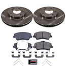 PowerStop OE Stock Replacement Low-Dust Ceramic Brake Pad and Rotor Kit
