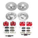 PowerStop Z23 Daily Driver Carbon-Fiber Ceramic Pads Drilled & Slotted Rotor & C