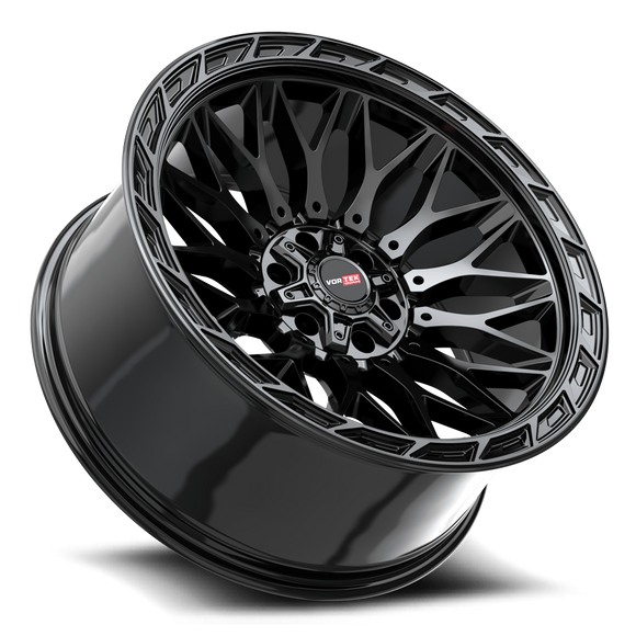22x10 Vortek VRP-503 Inferno Gloss Black 5x127 ET-18 CB78.1 Wheel Rim
