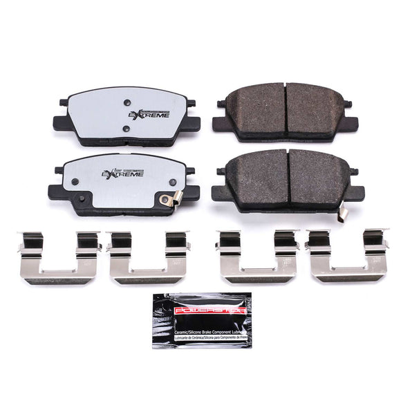 PowerStop Z36 Truck And Tow Carbon-Fiber Ceramic Brake Pads With Hardware