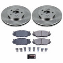 PowerStop OE Stock Replacement Low-Dust Ceramic Brake Pad and Rotor Kit