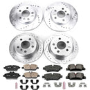 PowerStop Z23 Daily Driver Carbon-Fiber Ceramic Brake Pad and Drilled & Slotted